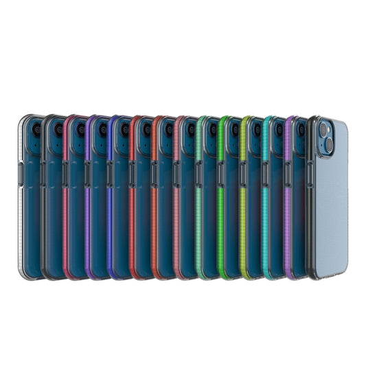 جراب هاتف شفاف من مادة TPU بلونين، لهاتف iPhone 14، لهاتف iPhone 14 Plus، لهاتف iPhone 14 Pro