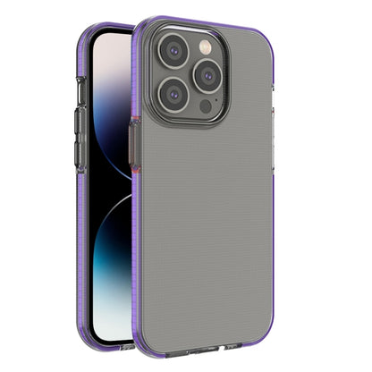 جراب هاتف شفاف من مادة TPU بلونين، لهاتف iPhone 14 Pro Max