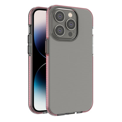 جراب هاتف شفاف من مادة TPU بلونين، لهاتف iPhone 14 Pro Max