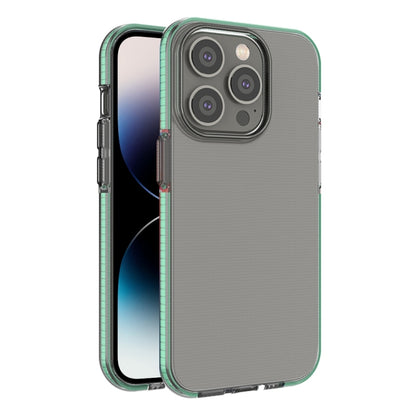 جراب هاتف شفاف من مادة TPU بلونين، لهاتف iPhone 14 Pro Max