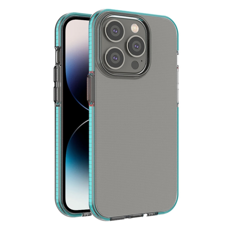 جراب هاتف شفاف من مادة TPU بلونين، لهاتف iPhone 14 Pro Max
