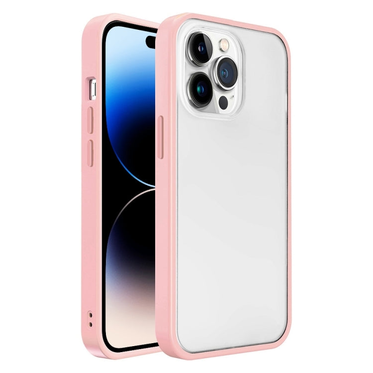 جراب هاتف شفاف بملمس الجلد غير اللامع، مناسب لأجهزة iPhone 14 وiPhone 14 Plus وiPhone 14 Pro وiPhone 14 Pro Max