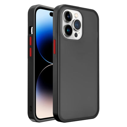جراب هاتف شفاف بملمس الجلد غير اللامع، مناسب لأجهزة iPhone 14 وiPhone 14 Plus وiPhone 14 Pro وiPhone 14 Pro Max