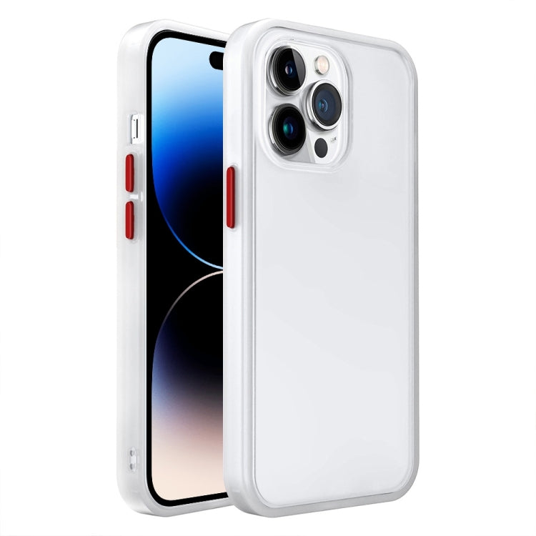جراب هاتف شفاف بملمس الجلد غير اللامع، مناسب لأجهزة iPhone 14 وiPhone 14 Plus وiPhone 14 Pro وiPhone 14 Pro Max