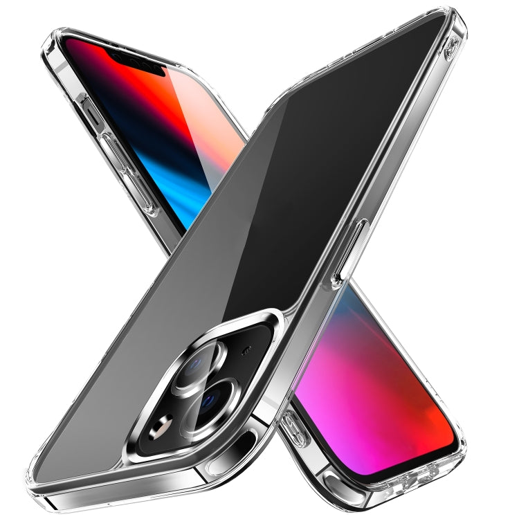 جراب هاتف شفاف مقاوم للصدمات من مادة TPU + PC، مناسب لهاتف iPhone 14 Pro Max، وiPhone 14 Pro، وiPhone 14 Plus، وiPhone 14
