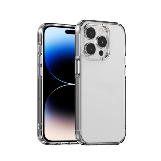 جراب هاتف ليزر شفاف من الجليد، مناسب لأجهزة iPhone 14 Pro Max وiPhone 14 Pro وiPhone 14 Plus وiPhone 14