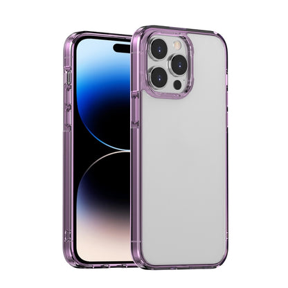 جراب هاتف ليزر شفاف من الجليد، مناسب لأجهزة iPhone 14 Pro Max وiPhone 14 Pro وiPhone 14 Plus وiPhone 14