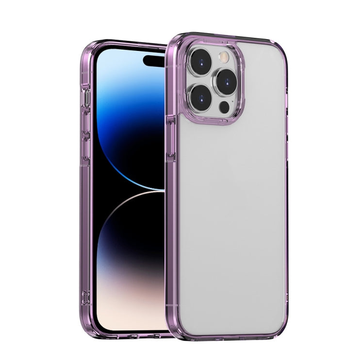 جراب هاتف ليزر شفاف من الجليد، مناسب لأجهزة iPhone 14 Pro Max وiPhone 14 Pro وiPhone 14 Plus وiPhone 14