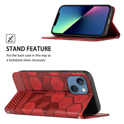 Football Texture Magnetic Leather Flip Phone Case, For iPhone 14, For iPhone 14 Plus, For iPhone 14 Pro, For iPhone 14 Pro Max, For iPhone 13 mini, For iPhone 13, For iPhone 13 Pro, For iPhone 13 Pro Max