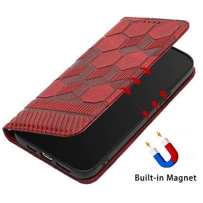 Football Texture Magnetic Leather Flip Phone Case, For iPhone 14, For iPhone 14 Plus, For iPhone 14 Pro, For iPhone 14 Pro Max, For iPhone 13 mini, For iPhone 13, For iPhone 13 Pro, For iPhone 13 Pro Max