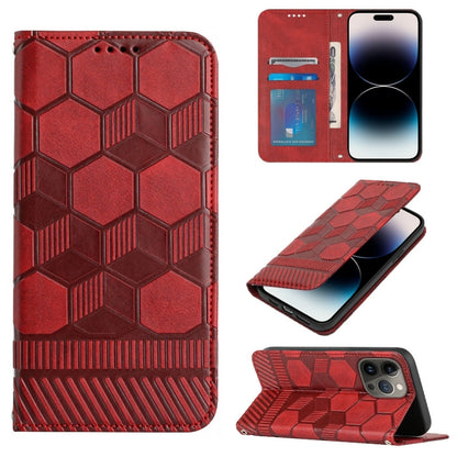 Football Texture Magnetic Leather Flip Phone Case, For iPhone 14, For iPhone 14 Plus, For iPhone 14 Pro, For iPhone 14 Pro Max, For iPhone 13 mini, For iPhone 13, For iPhone 13 Pro, For iPhone 13 Pro Max