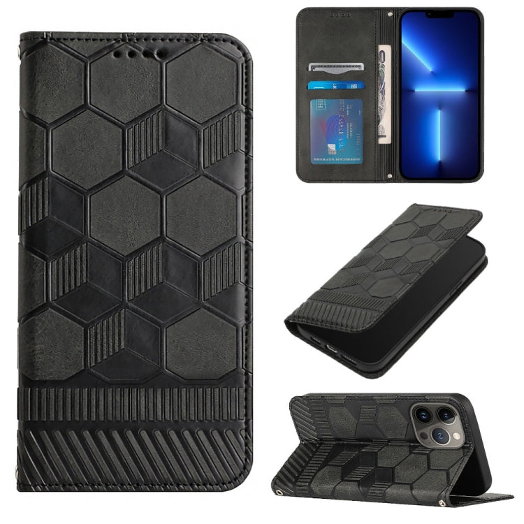 Football Texture Magnetic Leather Flip Phone Case, For iPhone 14, For iPhone 14 Plus, For iPhone 14 Pro, For iPhone 14 Pro Max, For iPhone 13 mini, For iPhone 13, For iPhone 13 Pro, For iPhone 13 Pro Max
