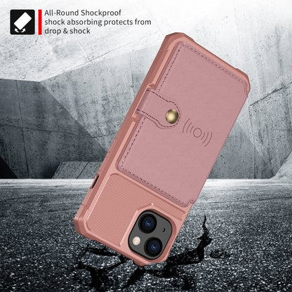 جراب هاتف جلدي بمحفظة مغناطيسية للبطاقات، مناسب لأجهزة iPhone 14 وiPhone 14 Plus وiPhone 14 Pro وiPhone 14 Pro Max