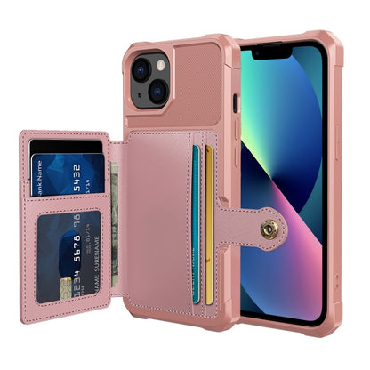 جراب هاتف جلدي بمحفظة مغناطيسية للبطاقات، مناسب لأجهزة iPhone 14 وiPhone 14 Plus وiPhone 14 Pro وiPhone 14 Pro Max