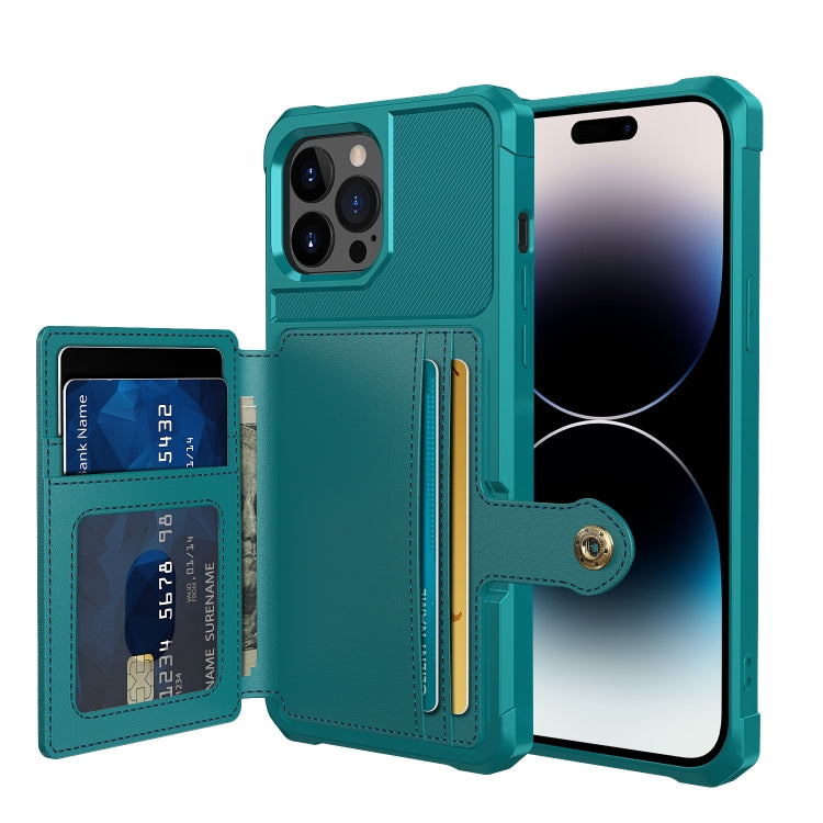 جراب هاتف جلدي بمحفظة مغناطيسية للبطاقات، مناسب لأجهزة iPhone 14 وiPhone 14 Plus وiPhone 14 Pro وiPhone 14 Pro Max
