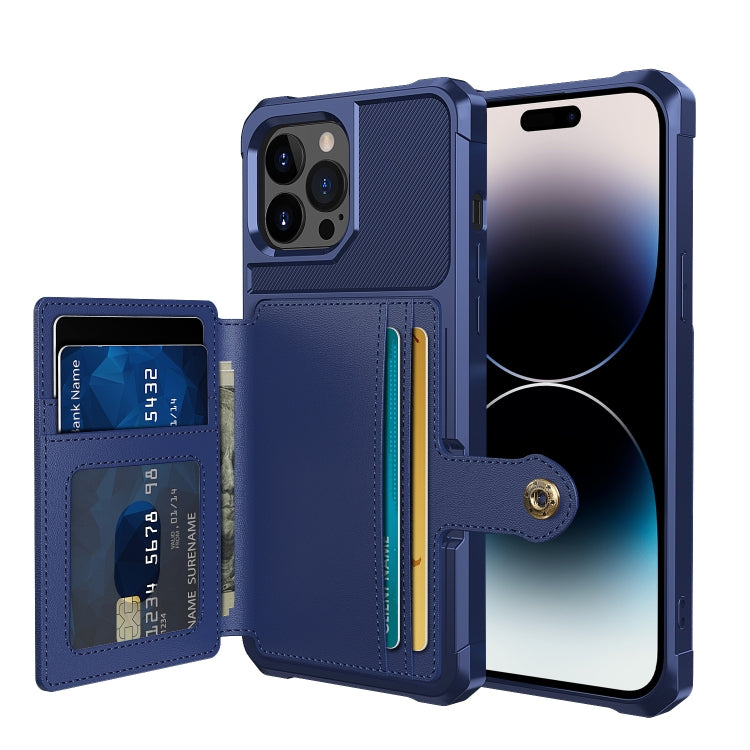 جراب هاتف جلدي بمحفظة مغناطيسية للبطاقات، مناسب لأجهزة iPhone 14 وiPhone 14 Plus وiPhone 14 Pro وiPhone 14 Pro Max