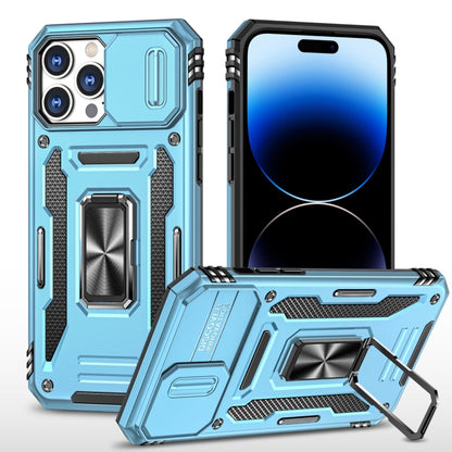 Armor PC + TPU Camera Shield Phone Case, For iPhone 14, For iPhone 14 Plus, For iPhone 14 Pro, For iPhone 14 Pro Max, For iPhone 13, For iPhone 13 Pro, For iPhone 13 Pro Max, For iPhone 12
