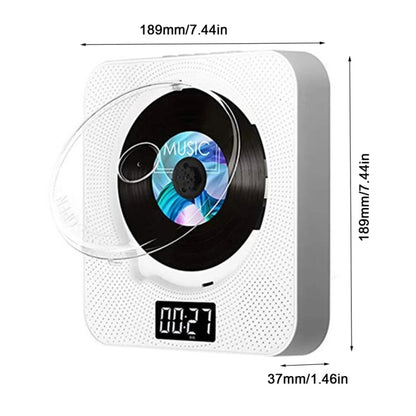 Kecag KC-608 Wall Mounted HD DVD Player Bluetooth CD Player