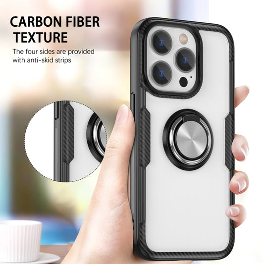 Shockproof Transparent TPU + Acrylic Protective Phone Case with Ring Holder, For iPhone 14 Pro, For iPhone 14 Max, For iPhone 14