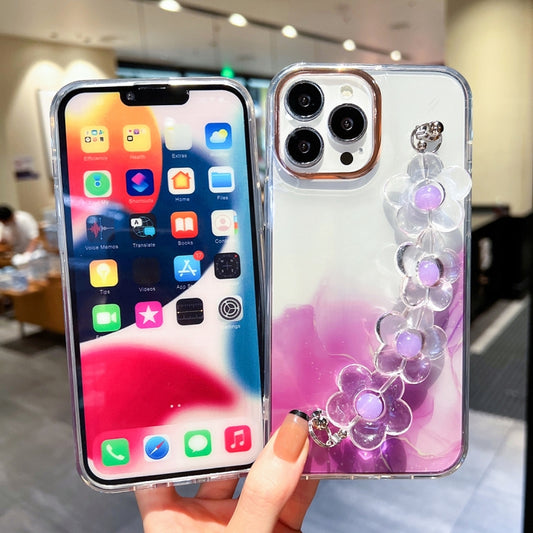 جراب بنمط رخامي هالة ذهبية مع سوار زهور، لهاتف iPhone 14، لهاتف iPhone 14 Plus، لهاتف iPhone 14 Pro، لهاتف iPhone 14 Pro Max، لهاتف iPhone 13، لهاتف iPhone 13 Pro، لهاتف iPhone 13 Pro Max، لهاتف iPhone 12، لهاتف iPhone 12 Pro، لهاتف iPhone 12 Pro Max ...
