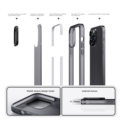 جراب هاتف مقاوم للصدمات من سلسلة Dunjia مصنوع من مادة TPU + PC، مناسب لأجهزة iPhone 14 وiPhone 14 Plus وiPhone 14 Pro وiPhone 14 Pro Max