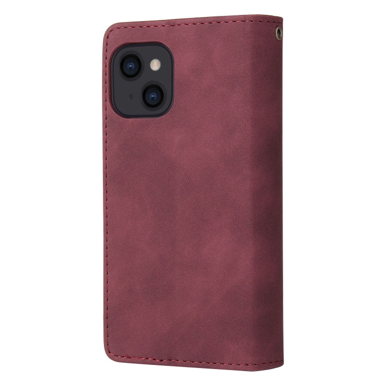 جراب هاتف جلدي متعدد الوظائف مع فتحة للبطاقات، لهاتف iPhone 14، وiPhone 14 Plus، وiPhone 14 Pro، وiPhone 14 Pro Max