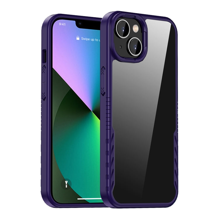 جراب هاتف واقٍ مقاوم للصدمات مصنوع من مادة البولي كربونات + مادة TPU، لهاتف iPhone 14 Pro، وiPhone 14 Max، وiPhone 14