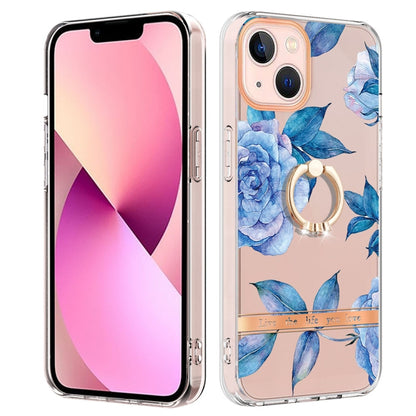جراب هاتف Ring IMD Flowers TPU، مناسب لأجهزة iPhone 14 وiPhone 14 Plus وiPhone 14 Pro وiPhone 14 Pro Max