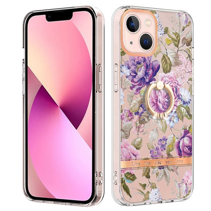 جراب هاتف Ring IMD Flowers TPU، مناسب لأجهزة iPhone 14 وiPhone 14 Plus وiPhone 14 Pro وiPhone 14 Pro Max