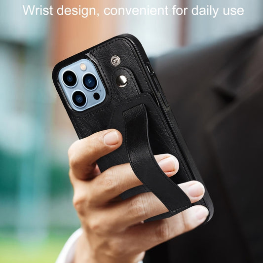 جراب هاتف مزود بحزام معصم، مناسب لأجهزة iPhone 14 Pro Max وiPhone 14 Pro وiPhone 14 وiPhone 14 Plus