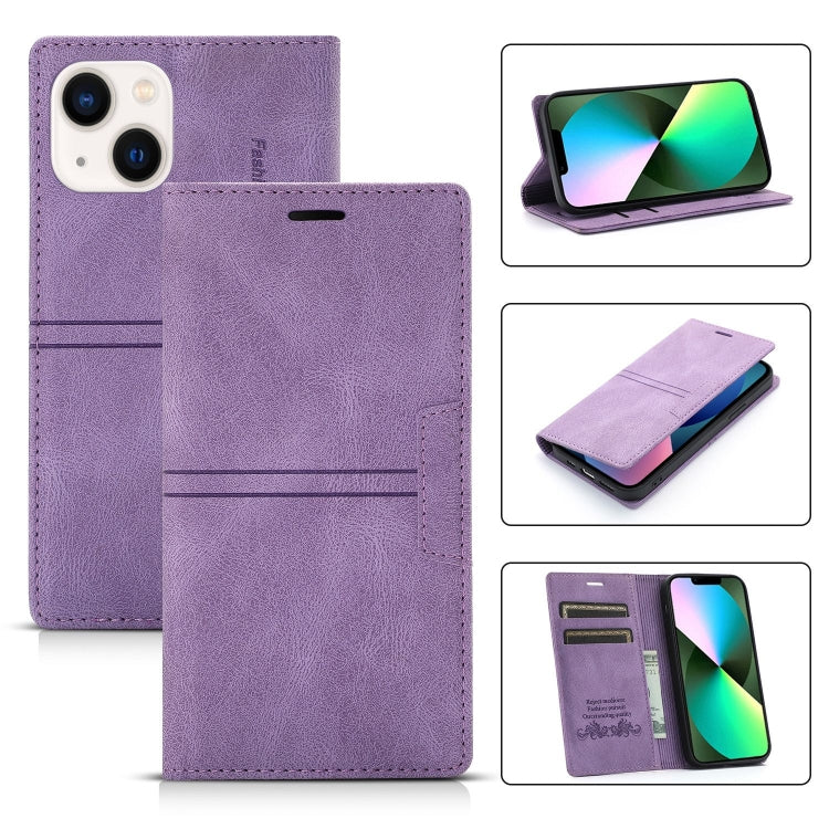 جراب هاتف جلدي مغناطيسي، مناسب لأجهزة iPhone 14 Pro Max وiPhone 14 Pro وiPhone 14 وiPhone 14 Plus