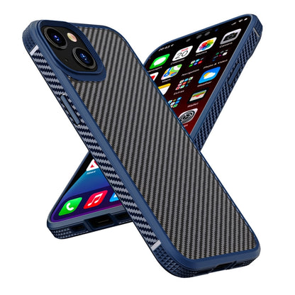 جراب هاتف iPAKY الواقي من ألياف الكربون المقاوم للصدمات من البولي كربونات + TPU، لهاتف iPhone 14 Pro Max، وiPhone 14 Pro، وiPhone 14 Plus، وiPhone 14
