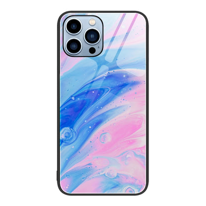 Marble Pattern Glass Protective Phone Case, For iPhone 13 Pro Max, For iPhone 13 Pro, For iPhone 13, For iPhone 14 Plus, For iPhone 14 Pro Max, For iPhone 14 Pro