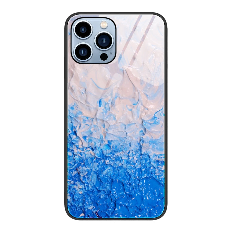 Marble Pattern Glass Protective Phone Case, For iPhone 13 Pro Max, For iPhone 13 Pro, For iPhone 13, For iPhone 14 Plus, For iPhone 14 Pro Max, For iPhone 14 Pro