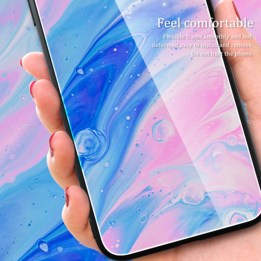 Marble Pattern Glass Protective Phone Case, For iPhone 14, For iPhone 1XR, For iPhone XS Max