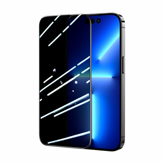 JOYROOM 2.5D Screen Printing Full Screen Black Edge Privacy Tempered Glass Film, For iPhone 14 Plus, For iPhone 14 Pro, For iPhone 14 Pro Max