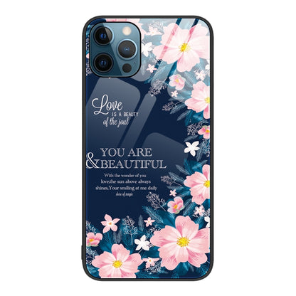 Colorful Painted Glass Phone Case, For iPhone 13, For iPhone 12 Pro Max, For iPhone 12 / 12 Pro