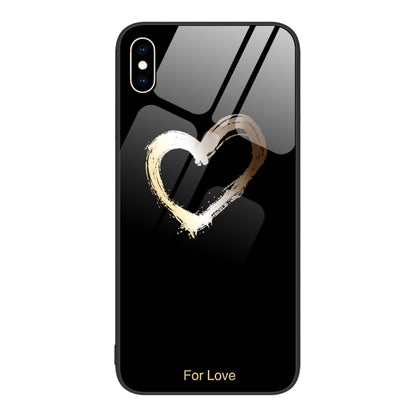 Colorful Painted Glass Phone Case, For iPhone XS Max, For iPhone XR