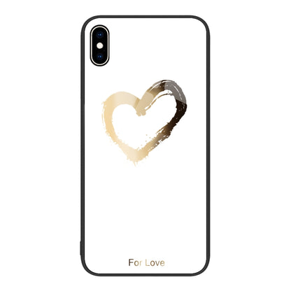Colorful Painted Glass Phone Case, For iPhone XS Max, For iPhone XR