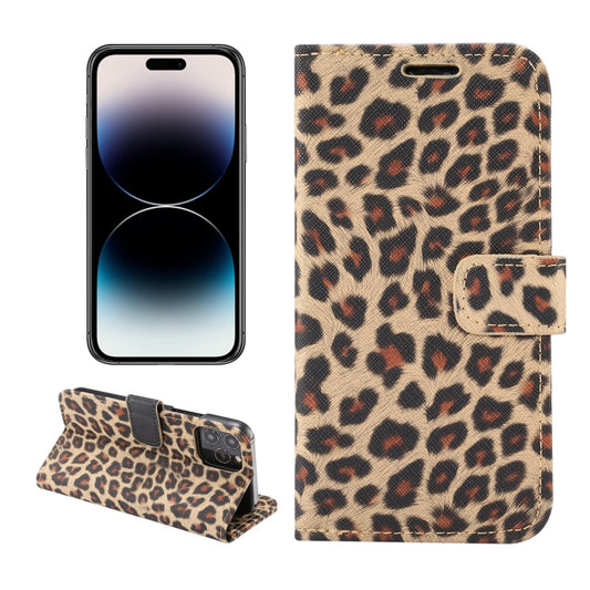 جراب هاتف جلدي بنمط جلد النمر، قابل للطي أفقيًا، مناسب لأجهزة iPhone 14 Pro Max، وiPhone 14 Pro، وiPhone 14 Plus، وiPhone 14