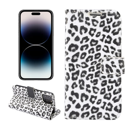 جراب هاتف جلدي بنمط جلد النمر، قابل للطي أفقيًا، مناسب لأجهزة iPhone 14 Pro Max، وiPhone 14 Pro، وiPhone 14 Plus، وiPhone 14