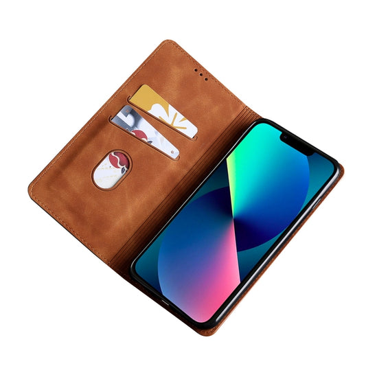 Skin Feel Magnetic Leather Phone Case, For iPhone 14, For iPhone 14 Plus, For iPhone 14 Pro, For iPhone 14 Pro Max