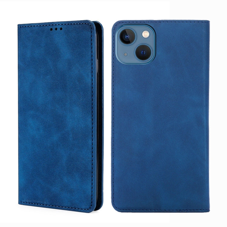 Skin Feel Magnetic Leather Phone Case, For iPhone 14, For iPhone 14 Plus, For iPhone 14 Pro, For iPhone 14 Pro Max