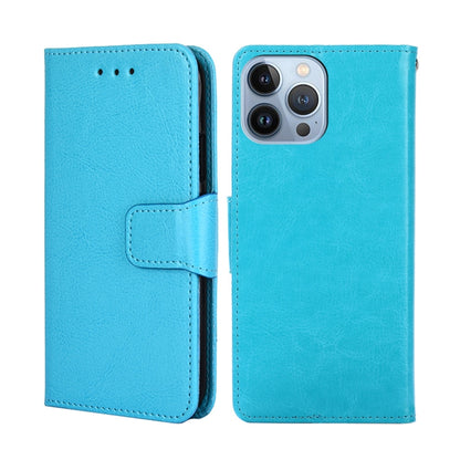 Crystal Texture Horizontal Flip Leather Phone Case, For iPhone 14, For iPhone 14 Plus, For iPhone 14 Pro, For iPhone 14 Pro Max