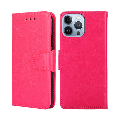 Crystal Texture Horizontal Flip Leather Phone Case, For iPhone 14, For iPhone 14 Plus, For iPhone 14 Pro, For iPhone 14 Pro Max