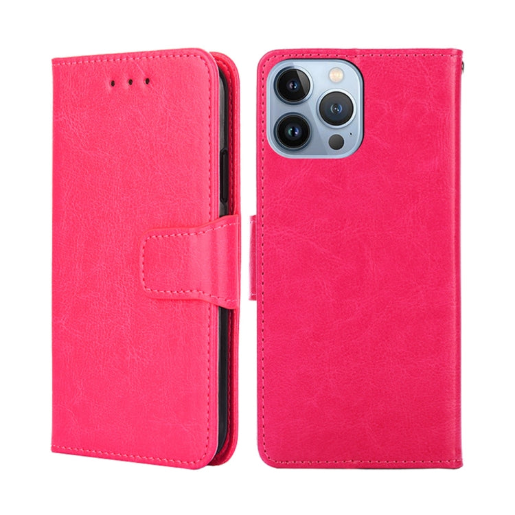 Crystal Texture Horizontal Flip Leather Phone Case, For iPhone 14, For iPhone 14 Plus, For iPhone 14 Pro, For iPhone 14 Pro Max