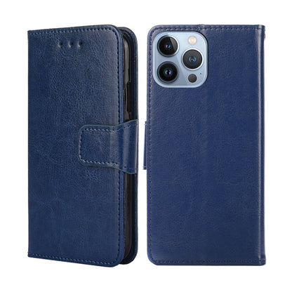 Crystal Texture Horizontal Flip Leather Phone Case, For iPhone 14, For iPhone 14 Plus, For iPhone 14 Pro, For iPhone 14 Pro Max