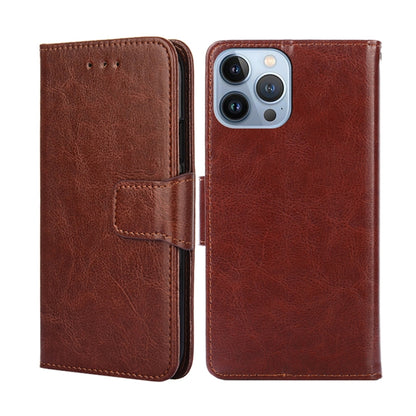 Crystal Texture Horizontal Flip Leather Phone Case, For iPhone 14, For iPhone 14 Plus, For iPhone 14 Pro, For iPhone 14 Pro Max