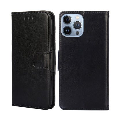 Crystal Texture Horizontal Flip Leather Phone Case, For iPhone 14, For iPhone 14 Plus, For iPhone 14 Pro, For iPhone 14 Pro Max
