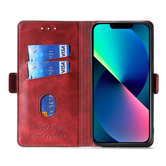 Contrast Color Side Buckle Leather Phone Case, For iPhone 14, For iPhone 14 Plus, For iPhone 14 Pro, For iPhone 14 Pro Max